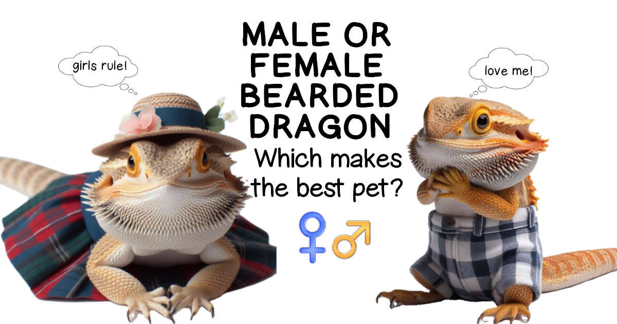 Should I get a male or female bearded dragon